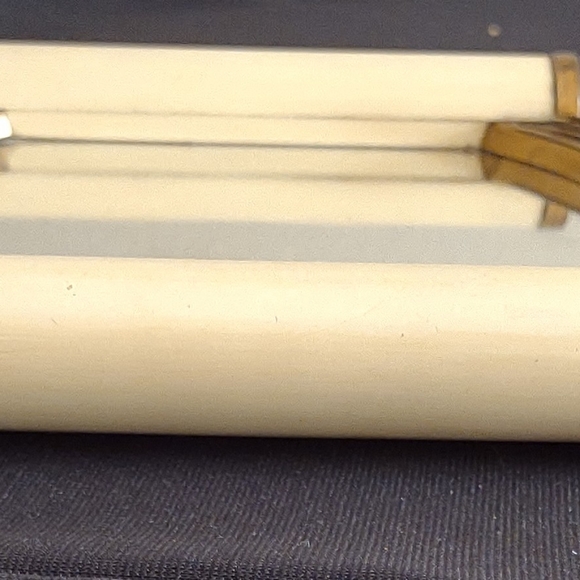 Art Deco 1930s Mirrored Brass and Lacquered Wood Tray - Picture 5 of 11